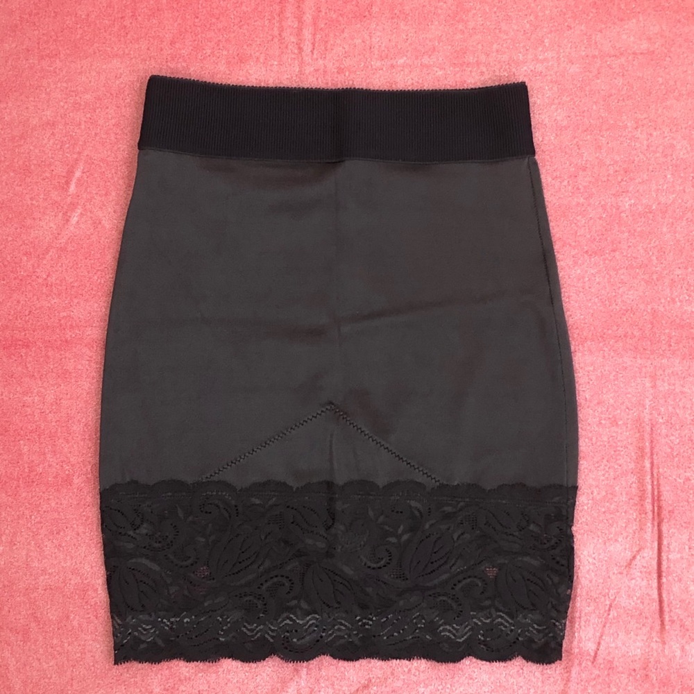 Black spandex skirt